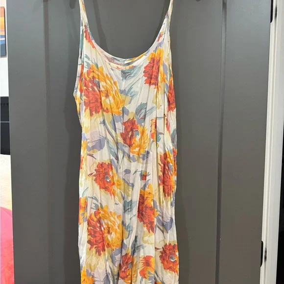 Sundance Floral Maxi Dress in Orange and Yellow - Picture 7 of 7